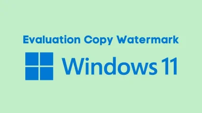 cara hapus evaluation copy watermark