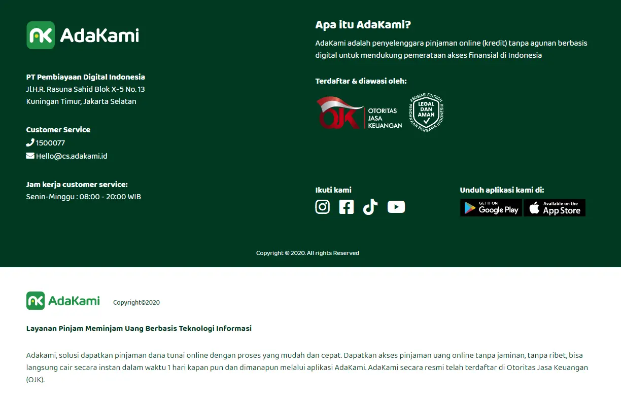 Adakami Website