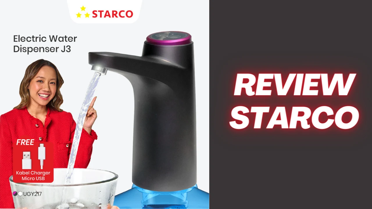 Review Starco Pompa Galon Elektrik Dispenser Air
